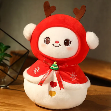 Мягкая игрушка Новый Год Снеговик 23см