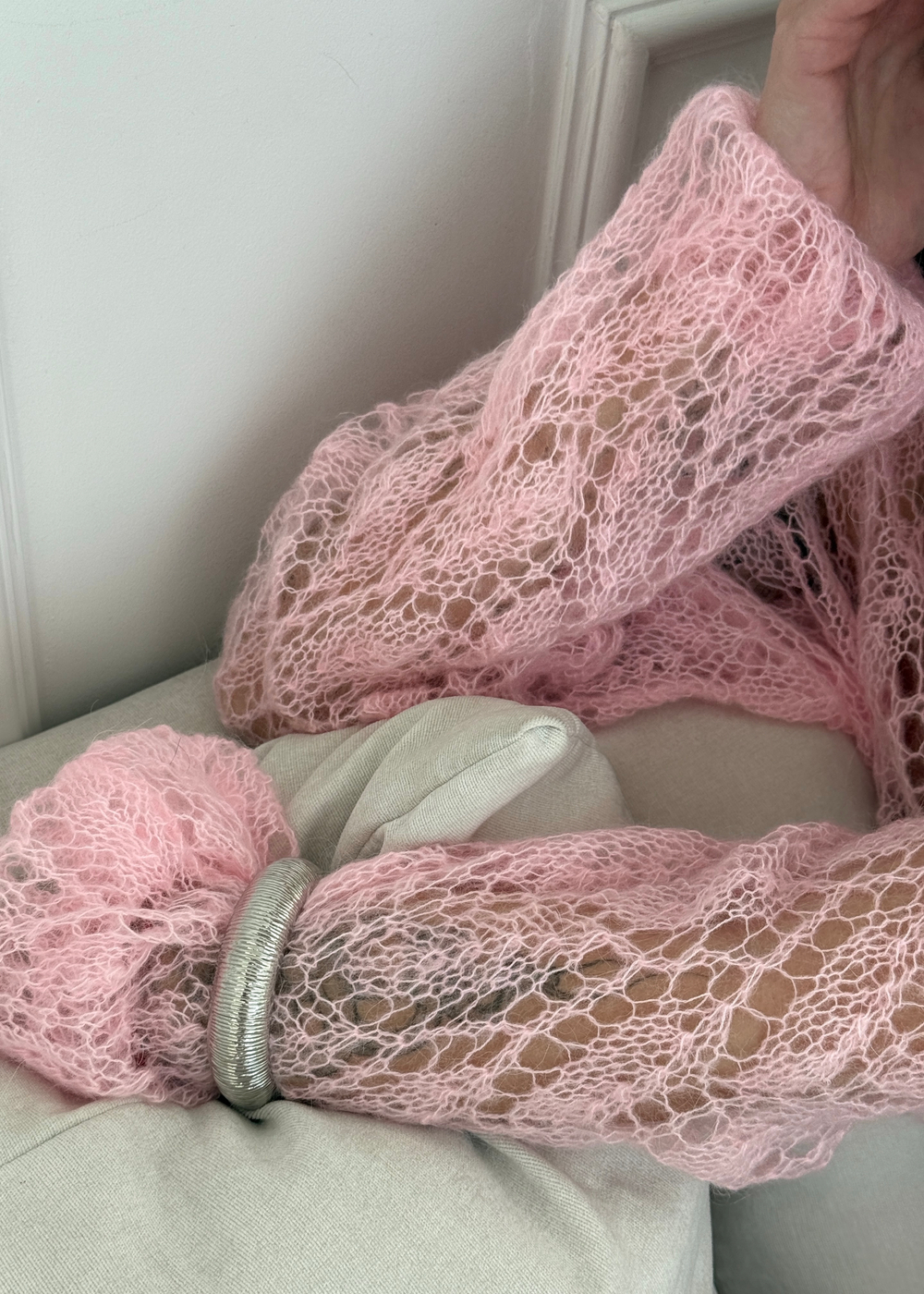 Джемпер кружевной MALETTA