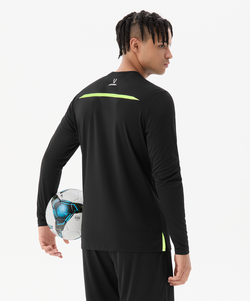 Футболка судейская с длинным рукавом DIVISION PerFormDRY Referee LS Tee, черный