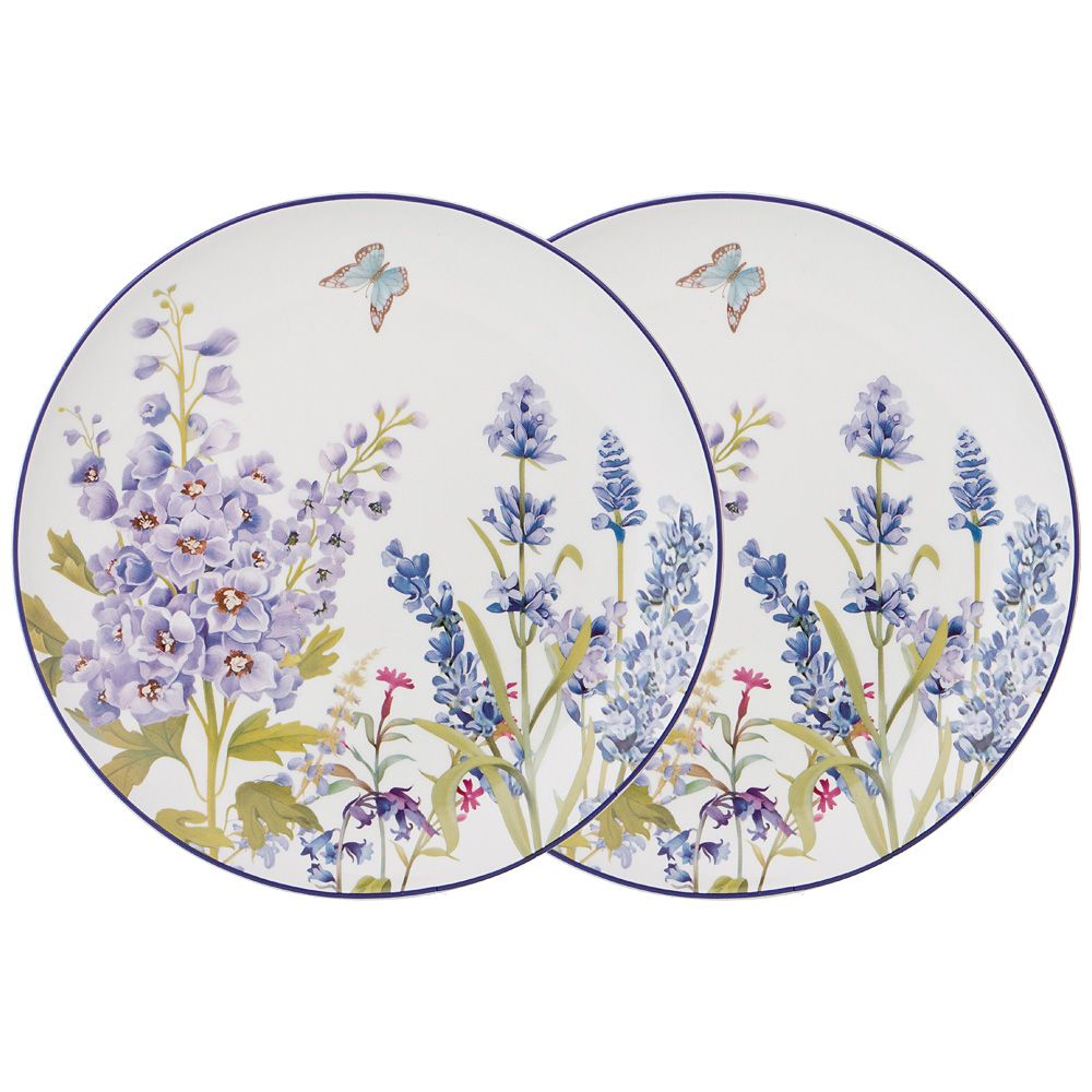 НАБОР ТАРЕЛОК ОБЕДЕННЫХ LEFARD "ПРОВАНС ЛАВАНДА" 2 ШТ. 25,5 СМ (КОР=18НАБ.)