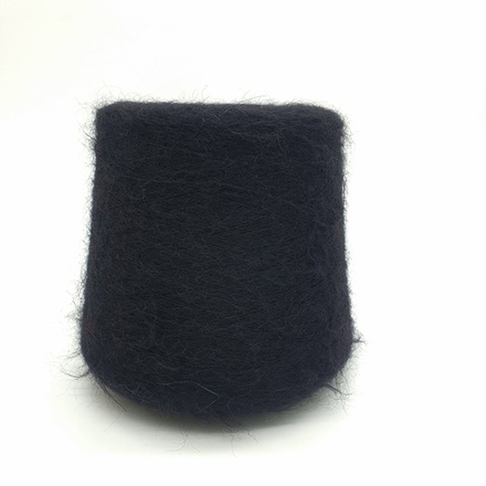 Пряжа Ilaria Aurora (67% супер кид мохер 28% па 5% меринос) 1000м/100 гр, черный