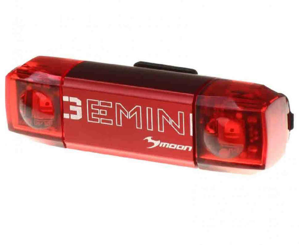 Фонарь задний Moon Gemini Rear 7 режимов 80-LM USB алюминий