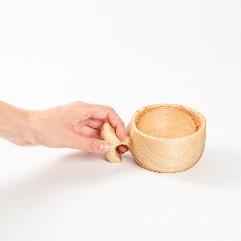 Деревянная кукса из кедра для напитков 100 мл. C79