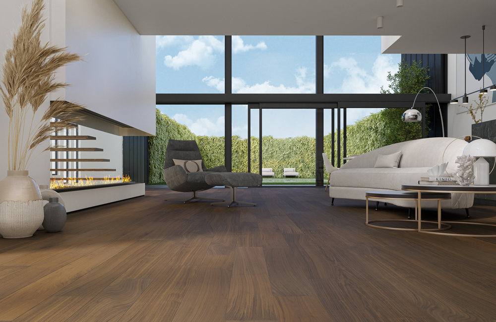 Кварцевый паркет Quartz Parquet Классик Орех Американский 400-29 ⭐️ Цена в Екатеринбурге - 4 740 ₽ 🚚 Быстрая доставка. Купить в МАКСИ ПОЛ в Базовом переулке, 47,