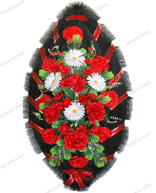 Венок искусственный «Стандарт» №18