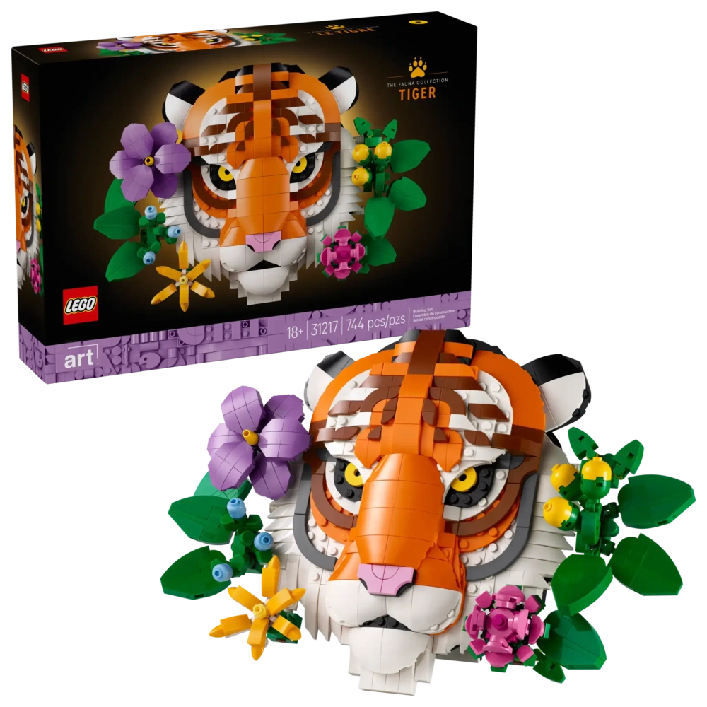 Конструктор LEGO ART 31217 Коллекция представителей фауны - Тигр