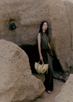 POLENE СУМКА CYME MINI, СВЕТЛО-БЕЖЕВЫЙ