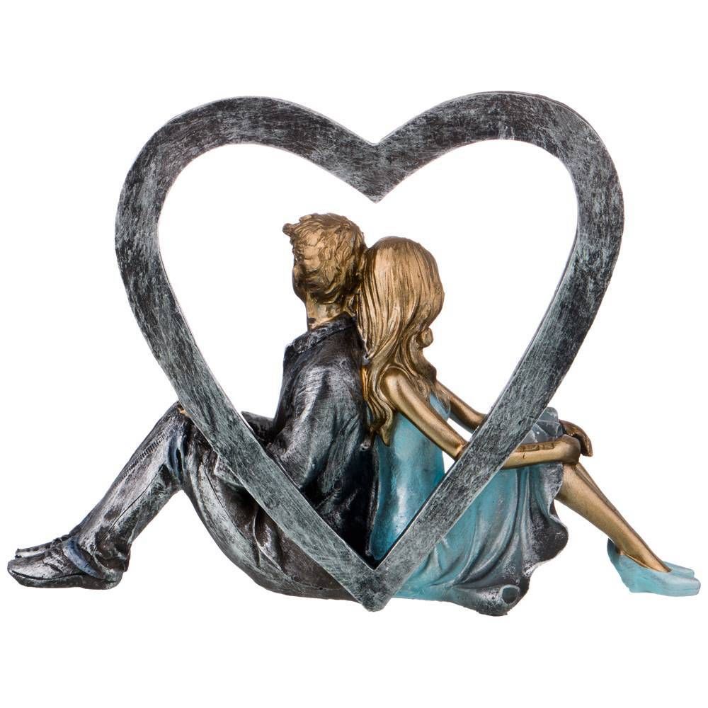 СТАТУЭТКА "ВЛЮБЛЕННЫЕ" 22*7,5*16,5 СМ. СЕРИЯ "ФЬЮЖН" (КОР=12ШТ.)