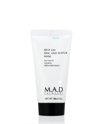 M.A.D. Skincare Подсушивающая маска с цинком и серой | Spot On Zinc and Sulfur Mask