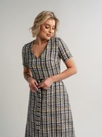 Платье твидовое Парижанка (серое) П15093-10М LT Collection