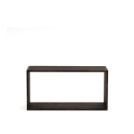 Полка настенная,70х28х35, Эдгар, полка настольная и напольная, для ванной и спальни, стеллаж модульный, черный дуб, La Redoute