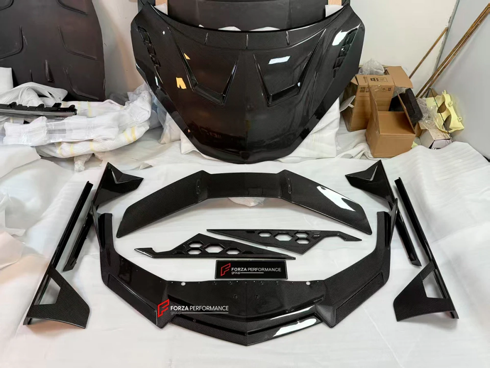 Карбоновые боковые юбки для LAMBORGHINI REVUELTO 2023+ Ламборгини