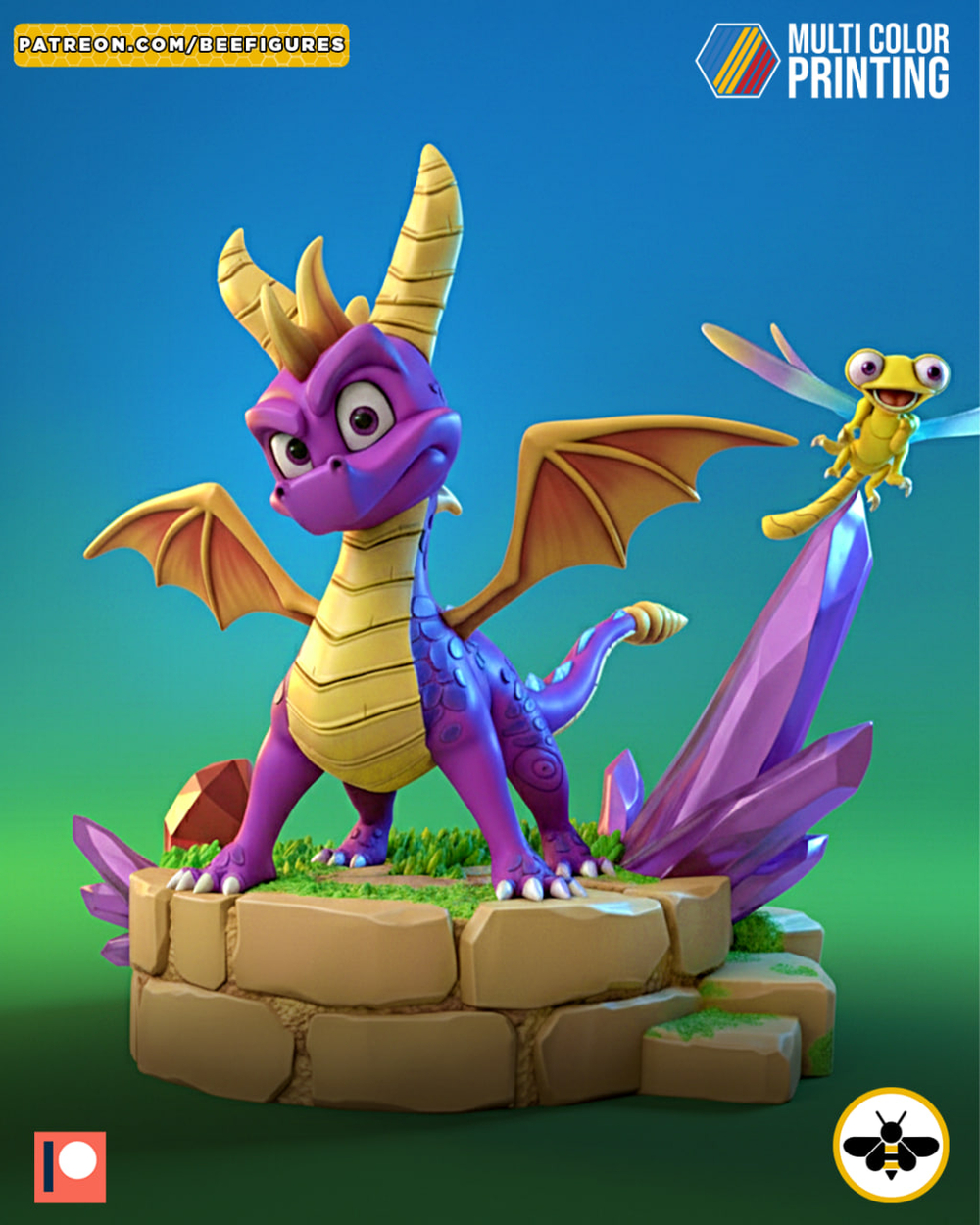 Спайро и Спаркс Фигурка Spyro and sparks
