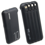 Портативный аккумулятор DENMEN DP11 10000 mAh (черный)