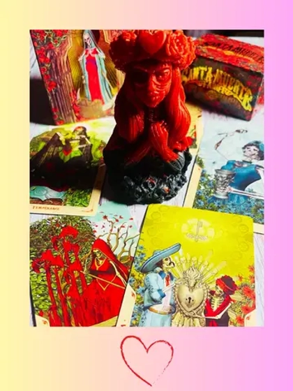 Свеча программная "Санта Муэрте"