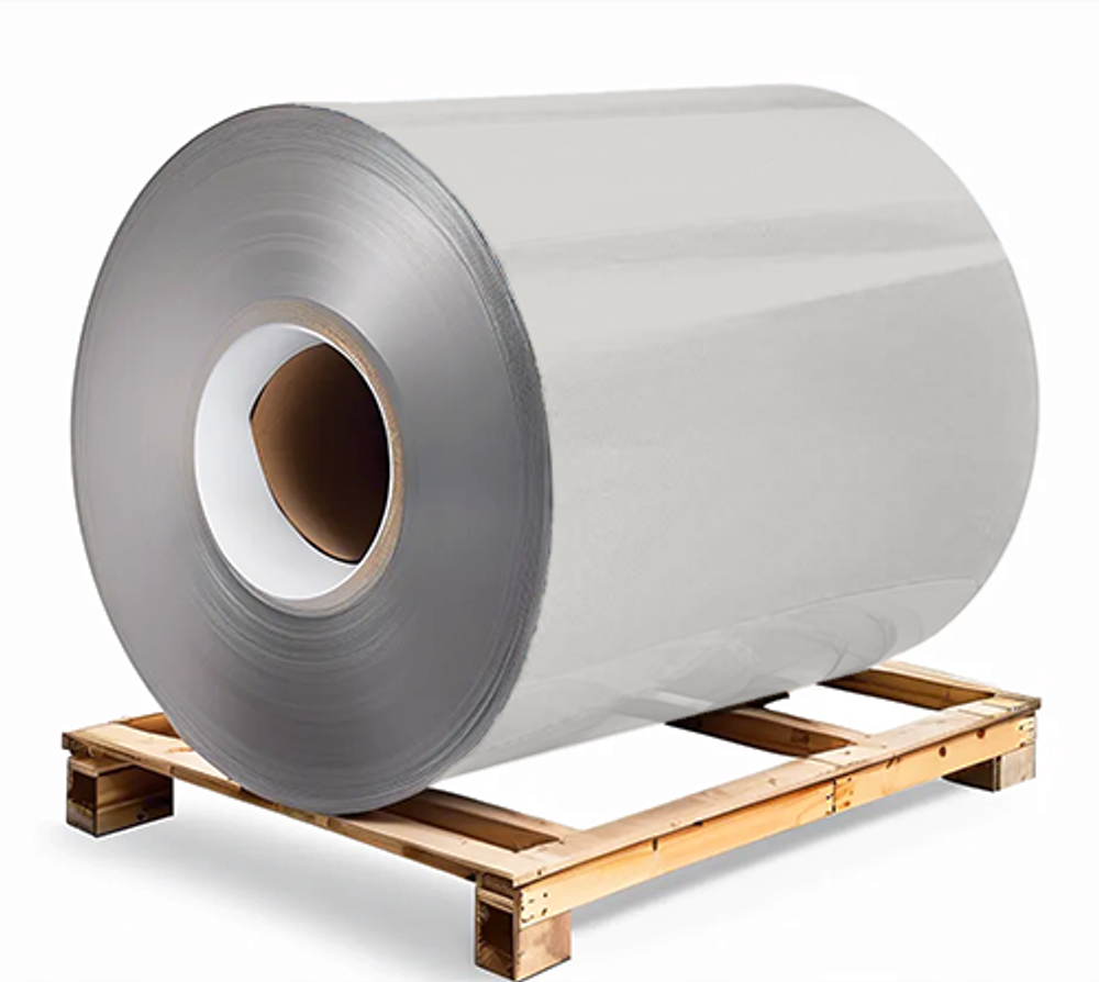 Сталь оцинкованная 0,7х1250х3000 мм RAL 7035 светло-серый Грунт обр.стороны / защ.пленка