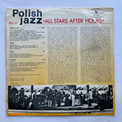 Винтажная виниловая пластинка LP All Stars After Hours Night Jam Session In Warsaw 1973 (Польша 1973)