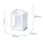 Коробка для кулича ForGenika JUMPL S 120*120*160 мм с ложементом