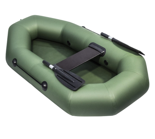 Аква-оптима 190 с гребками (Самая маленькая и легкая лодка ПВХ)