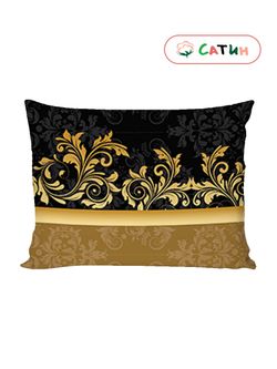 Постельное белье сатин Milky Garden "Афины" 1,5-сп Наволочка 50х70 см 1 шт Простынь на резинке 90x200 см Пододеяльник 145x215 см