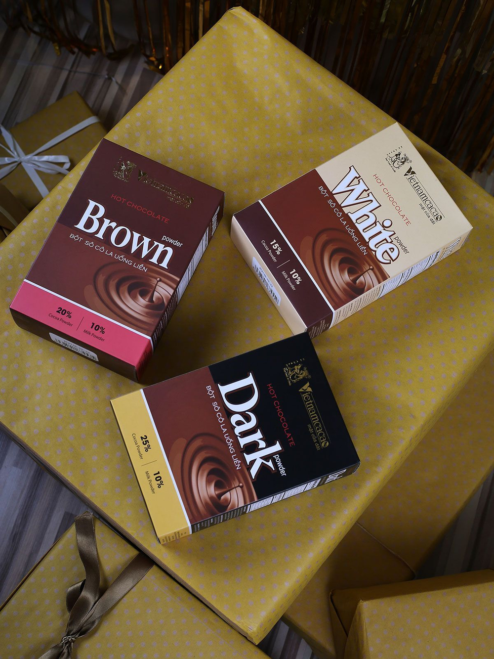 Горячий шоколад 3 в 1 вьетнамский Brown - VietnаmCacao