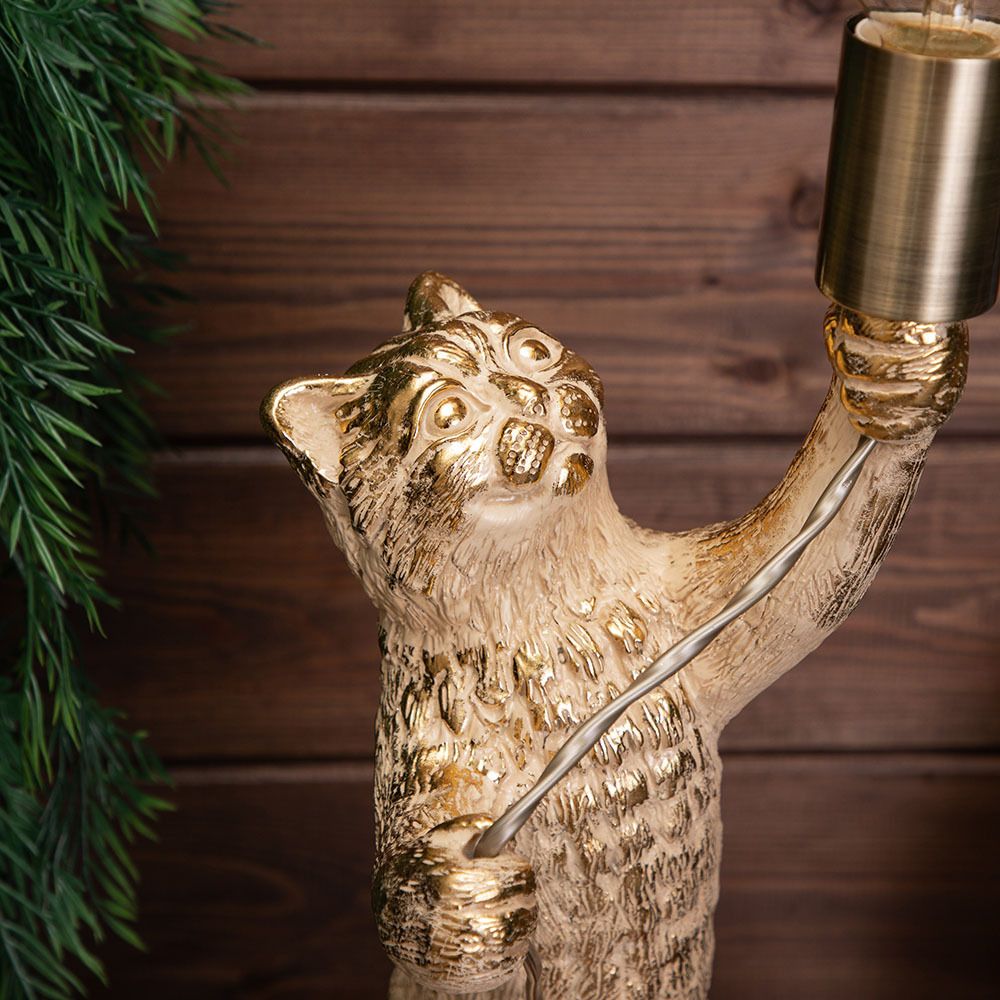 Настольная лампа Кот Мэдисон Айвори