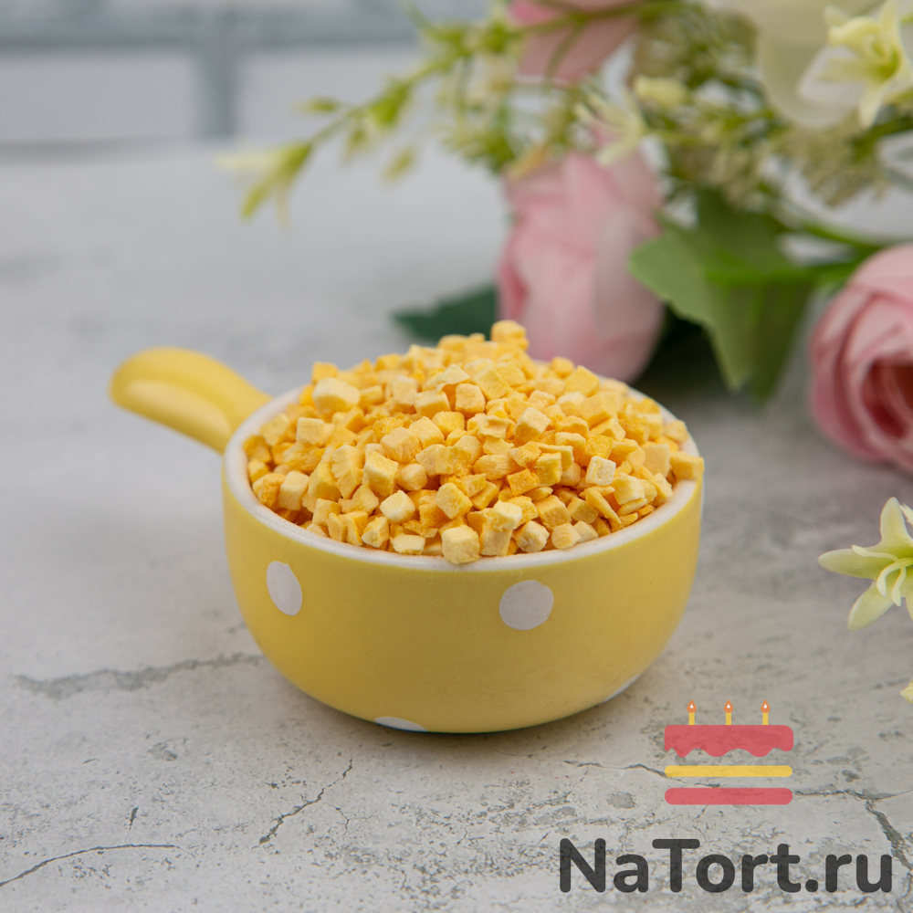 Абрикос сублимированной сушки, кусочки, 250 гр.