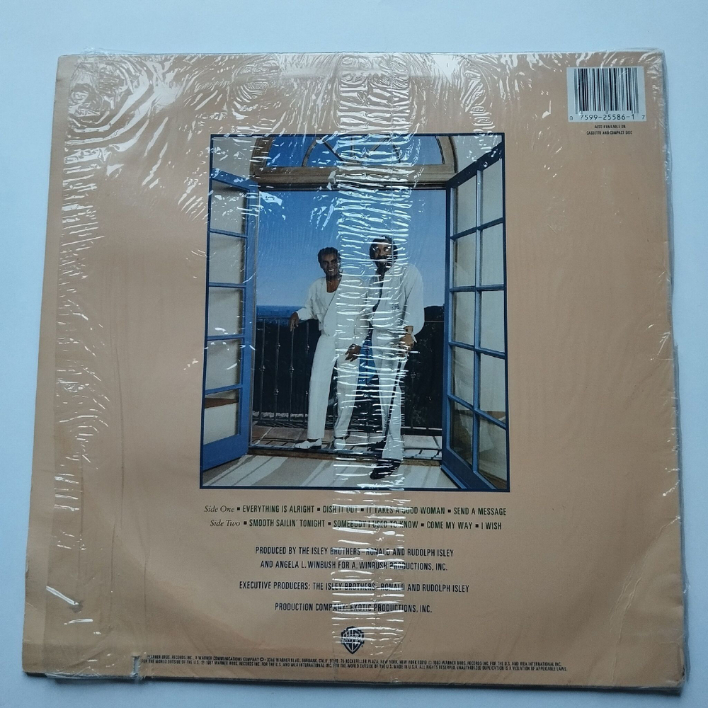 Винтажная виниловая пластинка LP The Isley Brothers Smooth Sailin (USA 1987) Come My Way