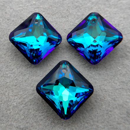 Подвеска Princess Cut K9, Bermuda Blue