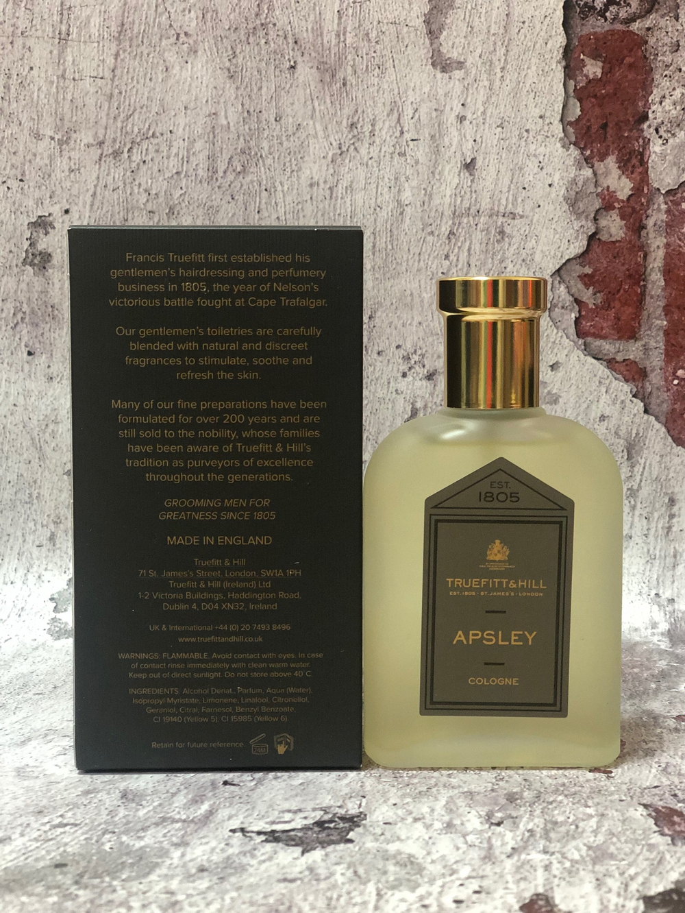 ОДЕКОЛОН TRUEFITT & HILL APSLEY COLOGNE 100МЛ.