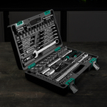 Набор инструментов, 1/2", 1/4", CrV, пластиковый кейс 82 предмета Stels