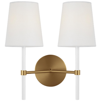Настенный светильник Visual Comfort Monroe Double Sconce