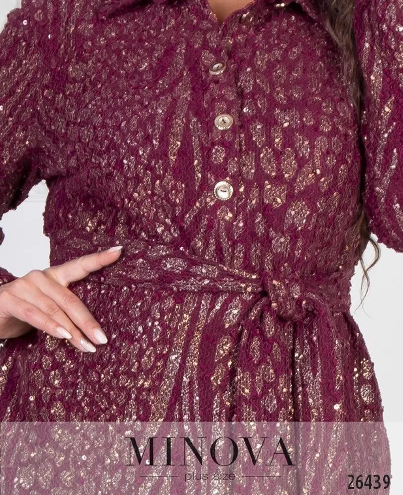 Платье 329-бордо Minova