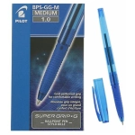 Ручка шариковая с грипом PILOT Super Grip G, СИНЯЯ, узел 1 мм, линия 0,27 мм, BPS-GG-M L