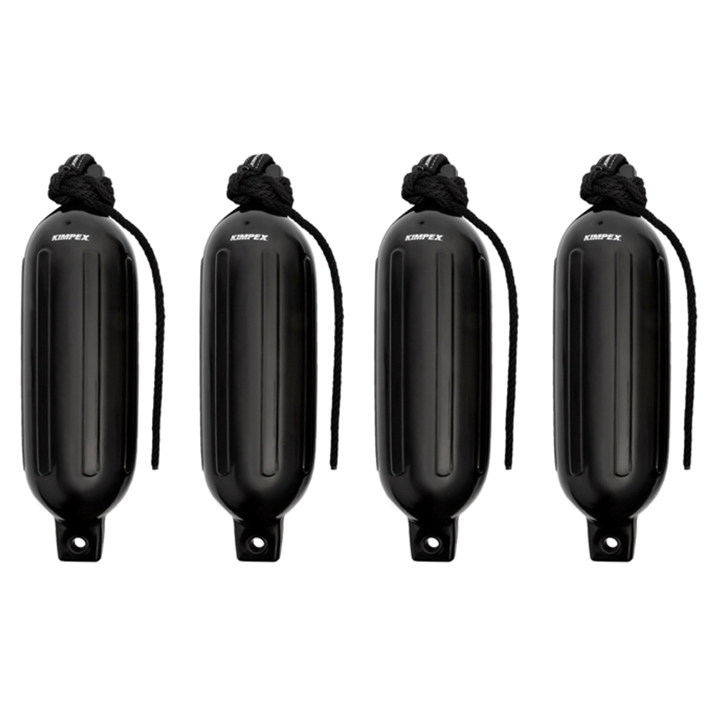 Комплект кранецев (4 шт) с шнурами Kimpex 584х165, черный