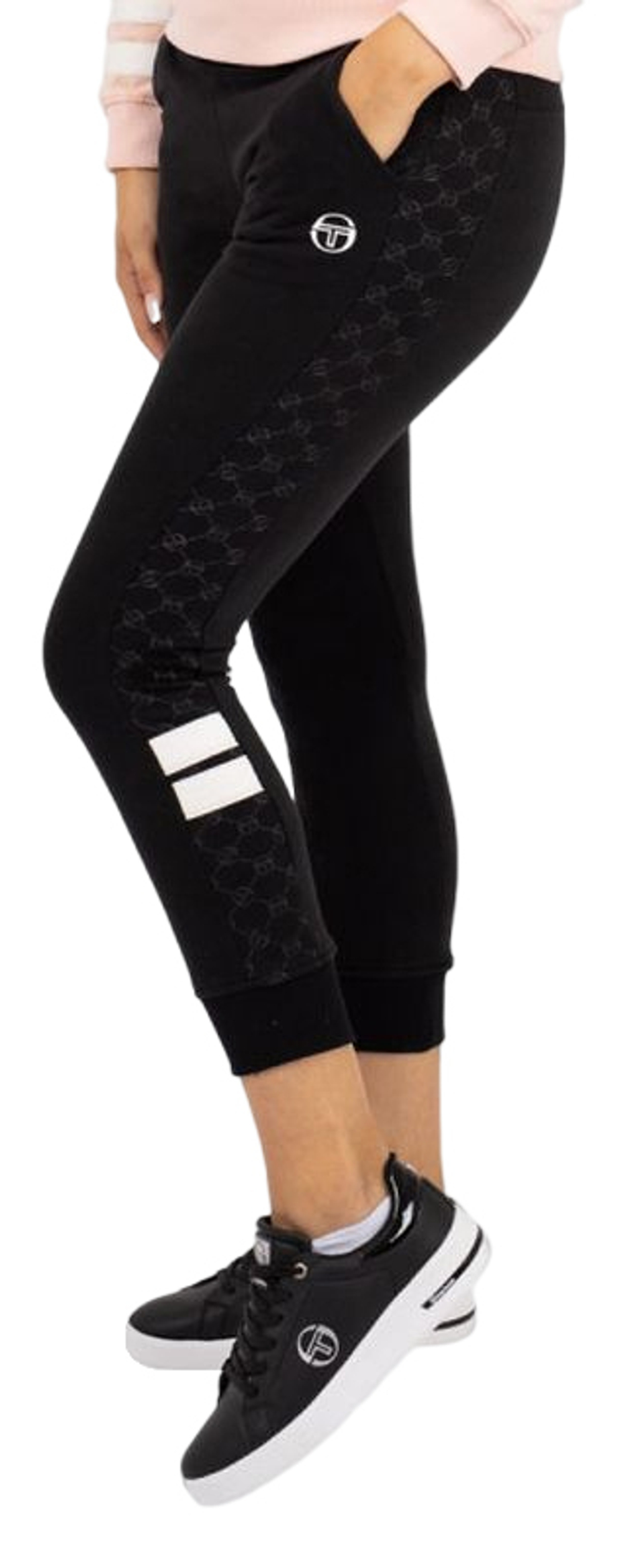 Женские теннисные брюки Sergio Tacchini Livia Pants - черный