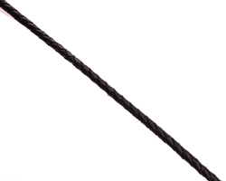 Шнурок плетеный черный Ø 3.5 мм, дл. 40 см