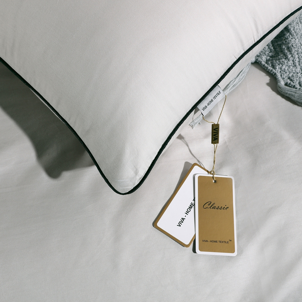 Наволочки 50х70 2 шт Сатин однотонный Элитный 100% египетский хлопок NE00257