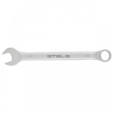 Ключ комбинированный, 7 мм, CrV, матовый хром Stels