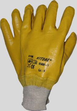 Перчатки Nitras 3400V обливные облегч. нитрил манжет