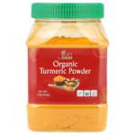 Jiva Organics, органический порошок из куркумы, 454 г (1 фунт)