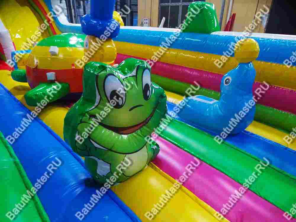 Коммерческий надувной батут "На морском дне" 15*7*8 м