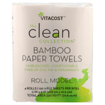 Vitacost, The Clean Collection™, Bamboo Paper Towels, 4 Rolls