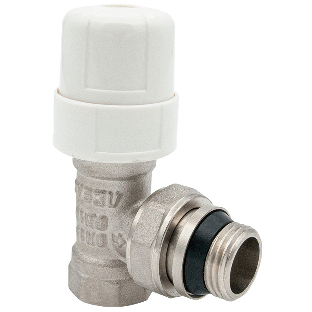 Клапан термостатический для радиатора Aqualink 02623 угловой с уплотнением 1/2 дюйма