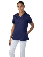 Туника медицинская женская Dr. Nice DRN400, короткий рукав, белый, 48