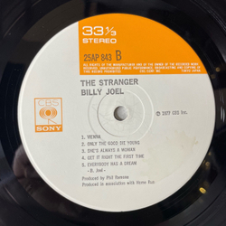 Винтажная виниловая пластинка LP Billy Joel The Stranger (Япония 1978) (Без Оби) Movin' Out (Anthony's Song)