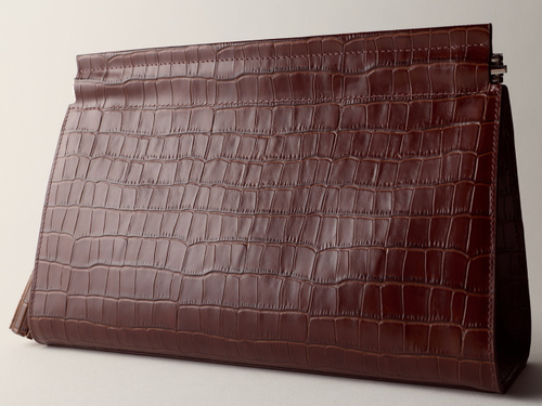 Клатч VERONA шоколадного цвета