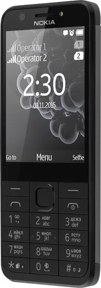 Nokia 230 Dual SIM черный
