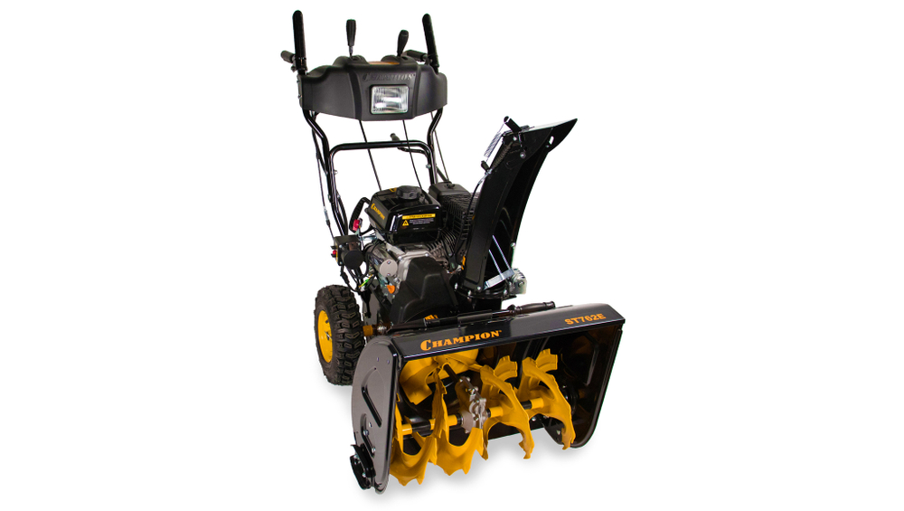 Снегоуборочная машина Champion ST762E (G200HE 4такт, 6,5л.с, 62см, 82кг) эл.старт, фара