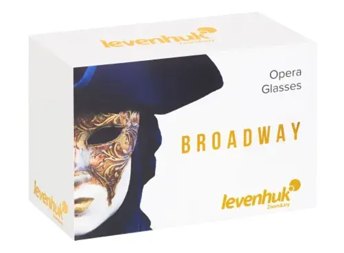 Театральный бинокль-лорнет Levenhuk Broadway 325E, белый